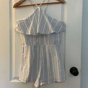 Tobi striped romper.